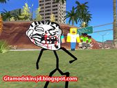Skin de Meme Troll Golpiado